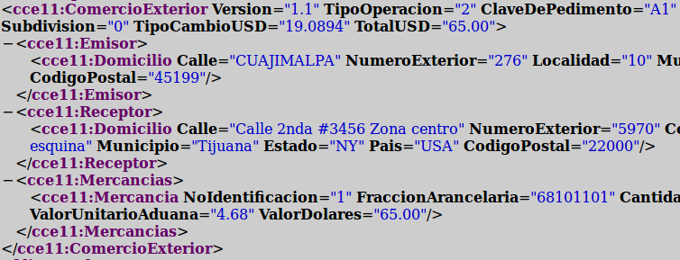 Comercio Exterior 1.1: Mercancia ValorDolares